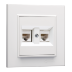 Πρίζα τηλεφώνου RJ11 διπλή Makel Karea – 57187034