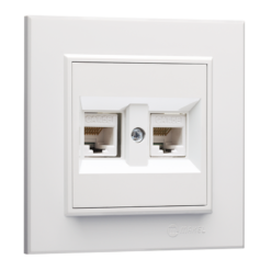 Πρίζα τηλεφώνου RJ11 διπλή Makel Karea – 57187034