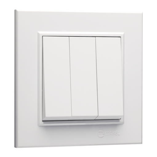 Διακόπτης τριπλός Makel Karea – 57187091
