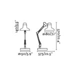 SNAP WHITE READING LAMP 1XE27 FARO – 57400