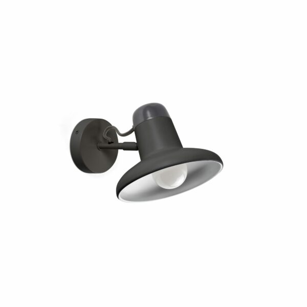 SNAP WALL LAMP DARK GREY 1XE27 FARO – 57403