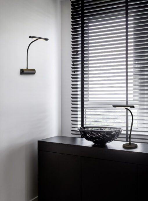 Trio Lighting 579790132 CURTIS Επιτραπέζιο Φωτιστικό Μαύρο Ματ 430lm 3000K 4‑Επιπέδων αφής