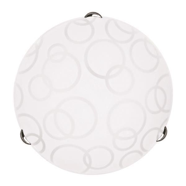 ΠΛΑΦΟΝΙΕΡΑ ΤΟΙΧΟΥ “LEIA” Φ40 2ΧΕ27 ΛΕΥΚΟ/ ΝΙΚΕΛ EUROLAMP 145-22402