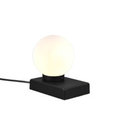 Επιτραπέζιο Φωτιστικό Trio Lighting DAVI II  1x E14 Μαύρο Ματ Μεταλλικό αφής  – 590100132