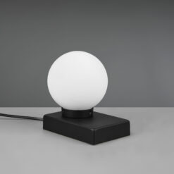 Επιτραπέζιο Φωτιστικό Trio Lighting DAVI II  1x E14 Μαύρο Ματ Μεταλλικό αφής  – 590100132