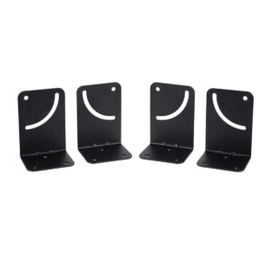 GloboStar® FDB K803-WB7 98029 Speaker Base Wall Bracket – Επιτοίχια Ρυθμιζόμενη Βάση Ηχείου για Τοποθέτηση Συστήματος Κολωνάτων Ηχείων K803 – IP20 – Μαύρο – Μ10 x Π8 x Υ14.5cm – Ζεύγος
