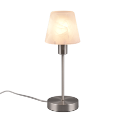 Επιτραπέζιο Φωτιστικό Trio Lighting LUIS II  1x E14 Νίκελ Ματ Μεταλλικό αφής   – 595700107