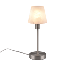 Επιτραπέζιο Φωτιστικό Trio Lighting LUIS II  1x E14 Νίκελ Ματ Μεταλλικό αφής   – 595700107