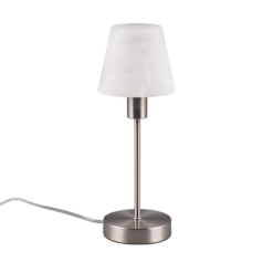 Επιτραπέζιο Φωτιστικό Trio Lighting LUIS II  1x E14 Νίκελ Ματ Μεταλλικό αφής   – 595700107