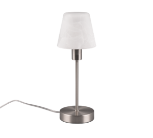 Επιτραπέζιο Φωτιστικό Trio Lighting LUIS II  1x E14 Νίκελ Ματ Μεταλλικό αφής   – 595700107