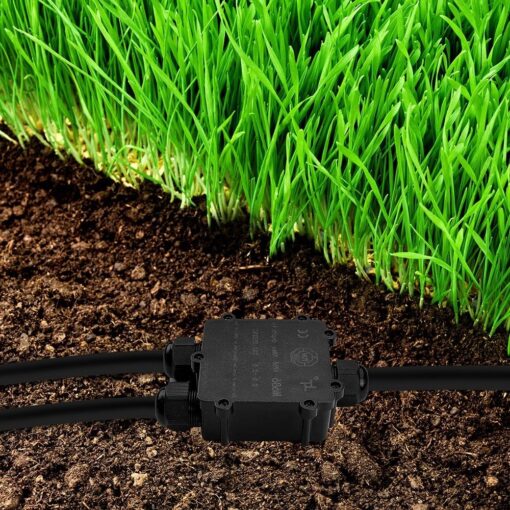 Κουτί Διακλάδωσης Για Διατομή Καλωδίων 8-12mm IP68 Μαύρου Χρώματος  V-TAC – 5980