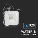 LED Προβολέας 20W Λευκός Ασύρματος Bluetooth V-TAC IP65 100° 1400lm RGB+3000K-6400K – 5984