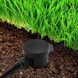 Αδιάβροχο IP66 κουτί διακλάδωσης 3 Pin μαύρο V-TAC – 5987