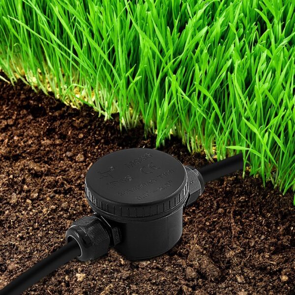 Αδιάβροχο IP66 κουτί διακλάδωσης 3 Pin μαύρο V-TAC – 5987