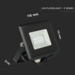LED Προβολέας 10W Μαύρος V-TAC IP65 110° Πράσινο – 5988
