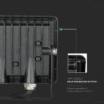 LED Προβολέας 10W Μαύρος V-TAC IP65 110° Πράσινο – 5988