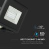 LED Προβολέας 10W Μαύρος V-TAC IP65 110° Πράσινο – 5988