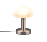 Επιτραπέζιο Φωτιστικό Trio Lighting FYNN II  1x E14 Νίκελ Ματ Μεταλλικό αφής  – 599100107