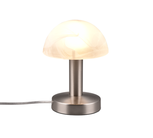 Επιτραπέζιο Φωτιστικό Trio Lighting FYNN II  1x E14 Νίκελ Ματ Μεταλλικό αφής  – 599100107
