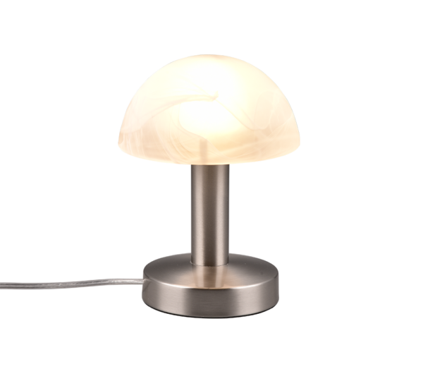 Επιτραπέζιο Φωτιστικό Trio Lighting FYNN II  1x E14 Νίκελ Ματ Μεταλλικό αφής  – 599100107