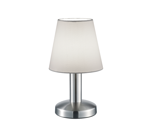 Επιτραπέζιο Φωτιστικό Trio Lighting MATS II 1x E14 Νίκελ Ματ Μεταλλικό αφής- 599700101