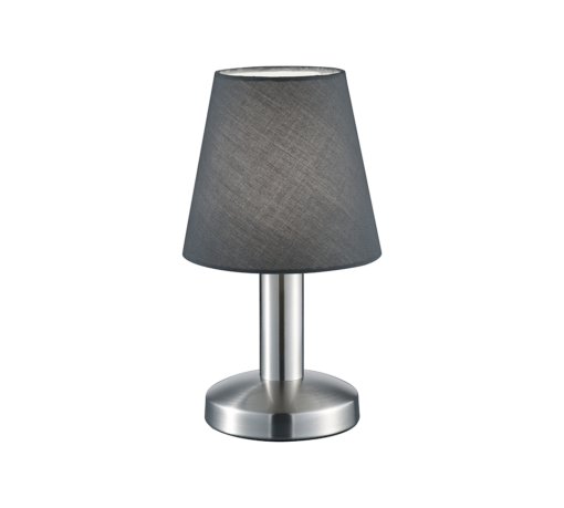Επιτραπέζιο Φωτιστικό Trio Lighting MATS II 1x E14 Νίκελ Ματ Μεταλλικό αφής – 599700142