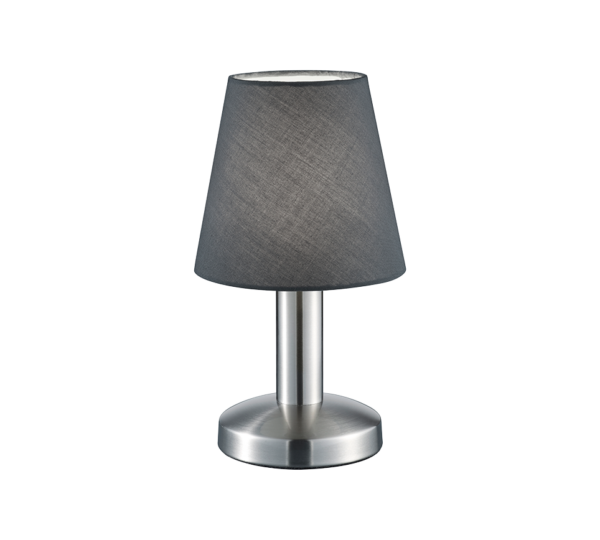 Επιτραπέζιο Φωτιστικό Trio Lighting MATS II 1x E14 Νίκελ Ματ Μεταλλικό αφής – 599700142