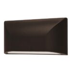ΑΠΛΙΚΑ ΤΟΙΧΟΥ LED SLIM 6W IP65 220-240V 220X51X113mm ΜΑΥΡΟ PRO EUROLAMP 145-52051