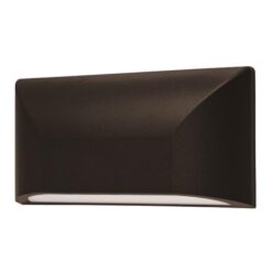 ΑΠΛΙΚΑ ΤΟΙΧΟΥ LED SLIM 6W IP65 220-240V 220X51X113mm ΜΑΥΡΟ PRO EUROLAMP 145-52051