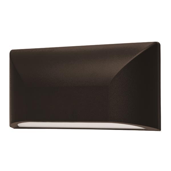 ΑΠΛΙΚΑ ΤΟΙΧΟΥ LED SLIM 6W IP65 220-240V 220X51X113mm ΜΑΥΡΟ PRO EUROLAMP 145-52051