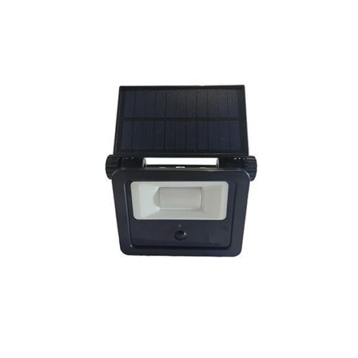 ΠΡΟΒΟΛΕΑΣ ΜΑΥΡΟΣ ΜΕ ΗΛΙΑΚΟ PANEL & ΑΝΙΧΝΕΥΤΗ ΚΙΝΗΣΗΣ 3W 132*82*2mm  CCT dimming 3000K-6500K, with type C IP44 EUROLAMP – 145-20822