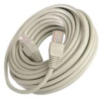 PATCH CORD UTP CAT-5e 26AWG ΓΚΡΙ 15m EUROLAMP 147-10155