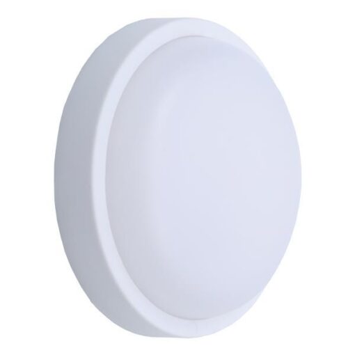 ΦΩΤΙΣΤΙΚΟ ΤΟΙΧΟΥ ΣΤΡΟΓΓΥΛΟ LED 18W Φ200×55 4000K IP54 ΛΕΥΚΟ PLUS EUROLAMP 145-20016