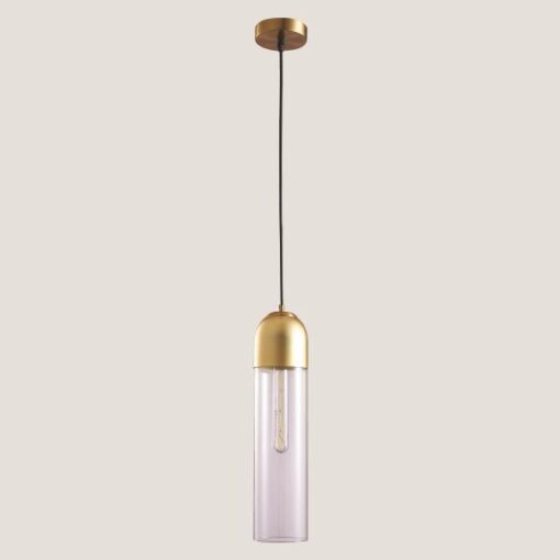 ΦΩΤΙΣΤΙΚΟ ΚΡΕΜΑΣΤΟ ΜΟΝΟ  Ε14X1 ΔΙΑΦΑΝΟ/ΧΡΥΣΟ EUROLAMP 144-40012