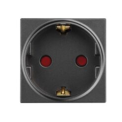 ΠΡΙΖΑ ΣΟΥΚΟ 2 MODULES 16A ΓΡΑΦΙΤΗΣ EUROLAMP – 152-20450
