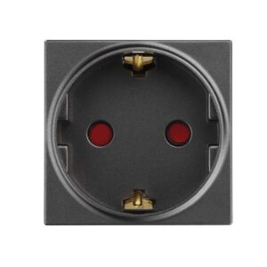 ΠΡΙΖΑ ΣΟΥΚΟ 2 MODULES 16A ΓΡΑΦΙΤΗΣ EUROLAMP – 152-20450