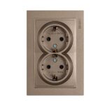ΠΡΙΖΑ ΣΟΥΚΟ ΔΙΠΛΗ ΧΩΝΕΥΤΗ 16A LIGHT FUME EUROLAMP – 152-10536