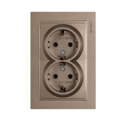 ΠΡΙΖΑ ΣΟΥΚΟ ΔΙΠΛΗ ΧΩΝΕΥΤΗ 16A LIGHT FUME EUROLAMP – 152-10536