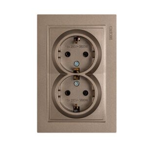 ΠΡΙΖΑ ΣΟΥΚΟ ΔΙΠΛΗ ΧΩΝΕΥΤΗ 16A LIGHT FUME EUROLAMP – 152-10536