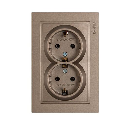 ΠΡΙΖΑ ΣΟΥΚΟ ΔΙΠΛΗ ΧΩΝΕΥΤΗ 16A LIGHT FUME EUROLAMP – 152-10536