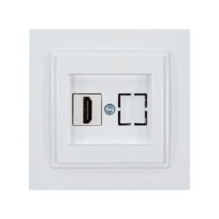 ΠΡΙΖΑ HDMI ΛΕΥΚΗ EUROLAMP – 152-10161