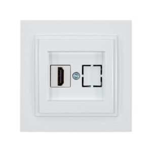 ΠΡΙΖΑ HDMI ΛΕΥΚΗ EUROLAMP – 152-10161