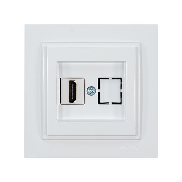 ΠΡΙΖΑ HDMI ΛΕΥΚΗ EUROLAMP – 152-10161