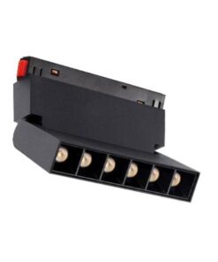 ΣΠΟΤ ΜΑΓΝΗΤΙΚΗΣ ΡΑΓΑΣ LED 6W 24° 4000Κ CX20-DQ01 ΜΑΥΡΟ EUROLAMP – 145-59932