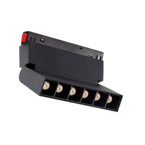ΣΠΟΤ ΜΑΓΝΗΤΙΚΗΣ ΡΑΓΑΣ LED 6W 24° 4000Κ CX20-DQ01 ΜΑΥΡΟ EUROLAMP – 145-59932