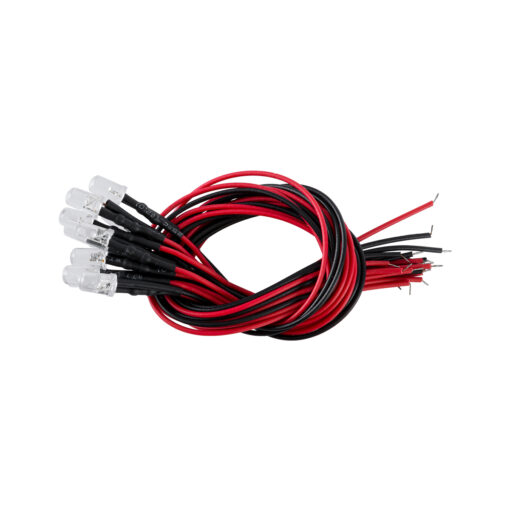 GloboStar® DIODE-LED 73735 Χαμηλής Ισχύος Δίοδος LED 0.3W DC 12V – Φ0.5 x Υ1cm – Ultra Θερμό Λευκό 2200K – Dimmable – Συσκευασία 10 Τεμαχίων – 2 Χρόνια Εγγύηση