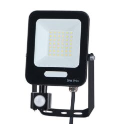 ΠΡΟΒΟΛΕΑΣ LED 30W SMD ΜΕ ΠΕΡΙΣΤΡΕΦΟΜΕΝΟ ΑΝΙΧΝΕΥΤΗ ΚΙΝΗΣΗΣ ΜΑΥΡΟΣ IP66 4000K PLUS EUROLAMP – 147-69067