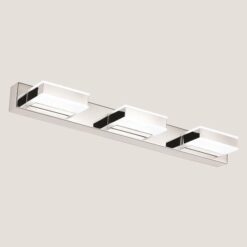 ΦΩΤΙΣΤΙΚΟ ΜΠΑΝΙΟΥ LED 12W 4000Κ ΤΕΤΡΑΓΩΝΟ 3Φ 500X50X100 ΝΙΚΕΛ EUROLAMP 144-80005