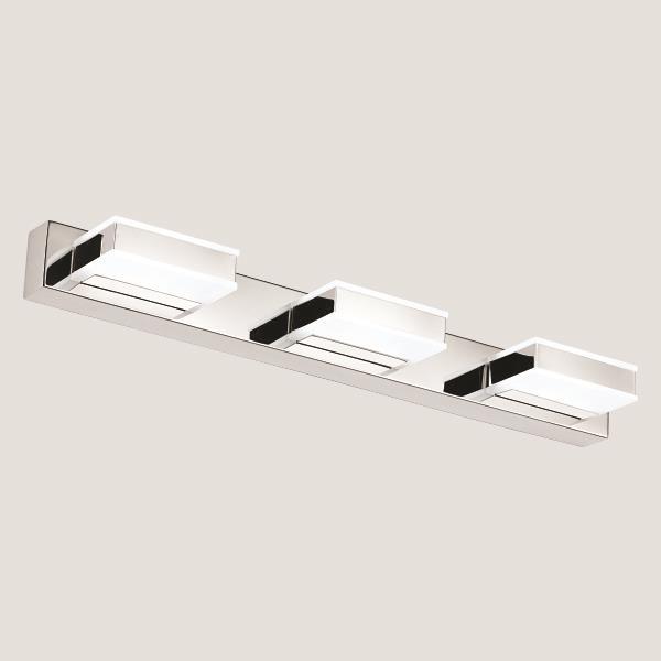 ΦΩΤΙΣΤΙΚΟ ΜΠΑΝΙΟΥ LED 12W 4000Κ ΤΕΤΡΑΓΩΝΟ 3Φ 500X50X100 ΝΙΚΕΛ EUROLAMP 144-80005