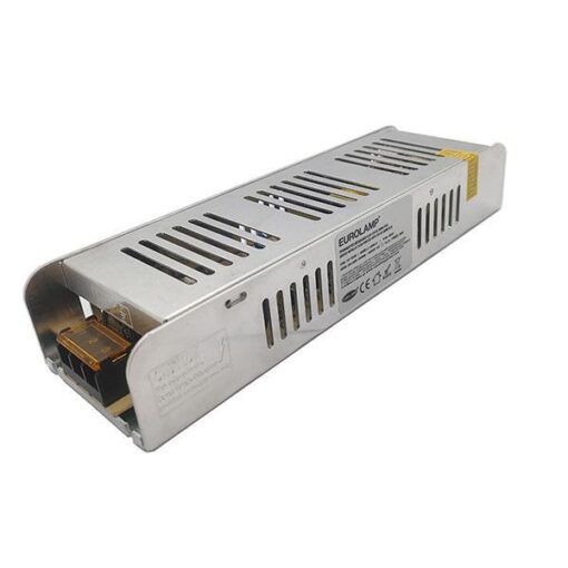 ΤΡΟΦΟΔΟΤΙΚΟ ΜΕΤΑΛΛΙΚΟ SLIM 12V DC 200W IP20 PLUS EUROLAMP – 145-71018